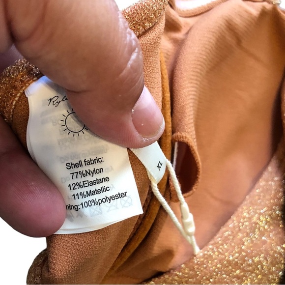 NWT Rylee + Cru Rust Bikini Set | XL - Picture 6 of 13